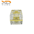 15g 30g 50g Empty gold clear painting square plastic container cosmetic acrylic packaging cream jar